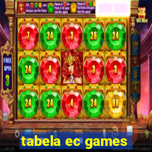 tabela ec games