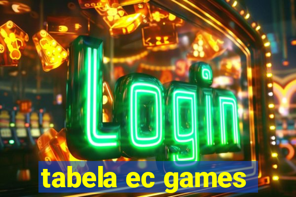 tabela ec games