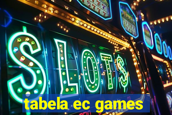 tabela ec games