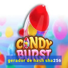 gerador de hash sha256