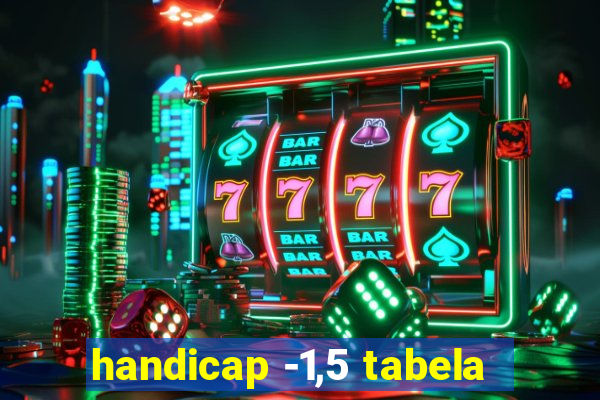 handicap -1,5 tabela