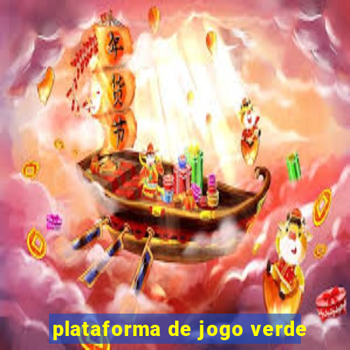 plataforma de jogo verde