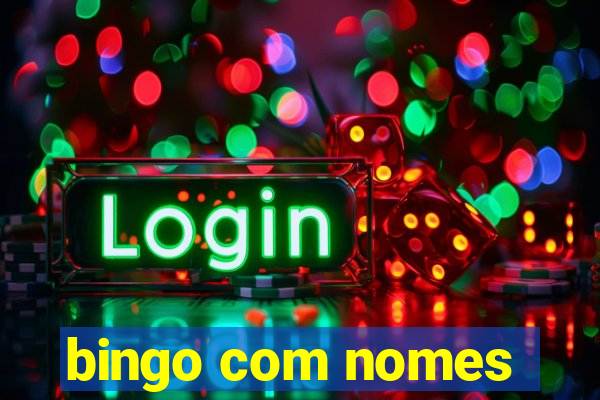 bingo com nomes