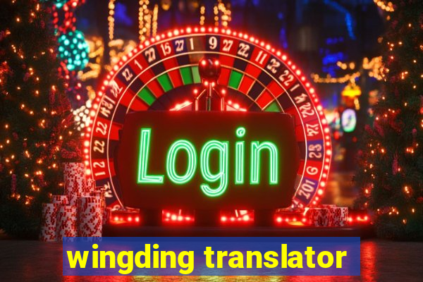 wingding translator