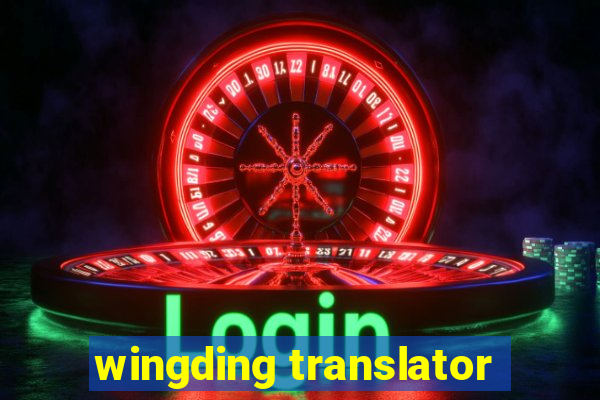 wingding translator