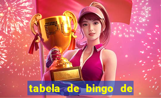 tabela de bingo de 1 a 100