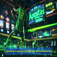 nomes australianos masculinos