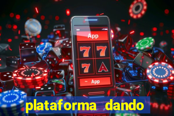 plataforma dando bonus de cadastro