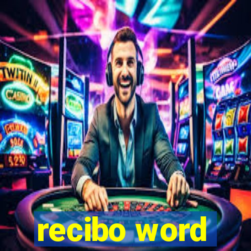 recibo word