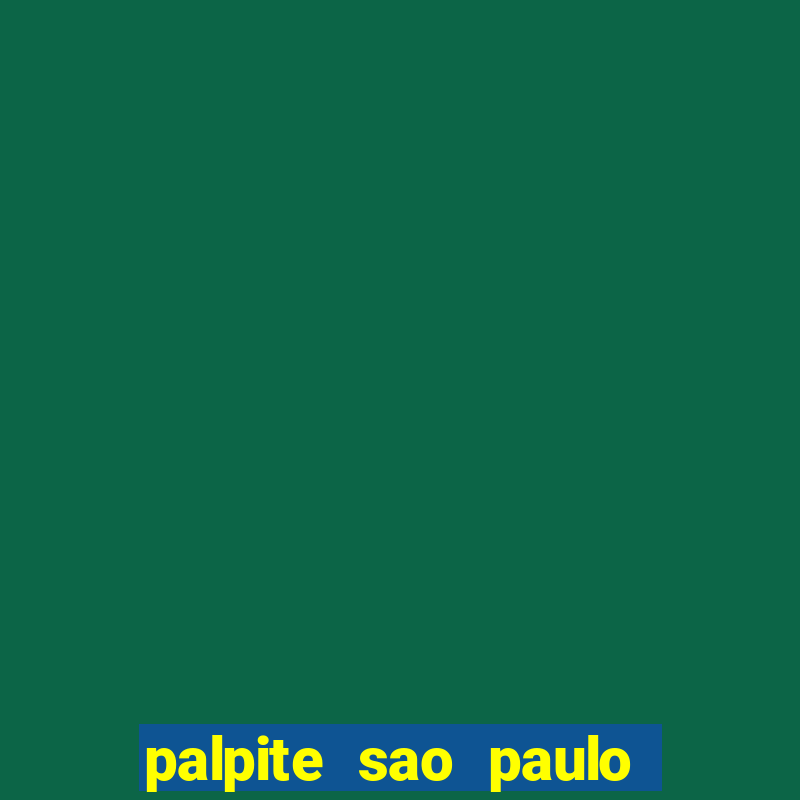 palpite sao paulo x gremio