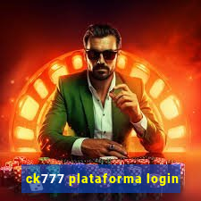 ck777 plataforma login