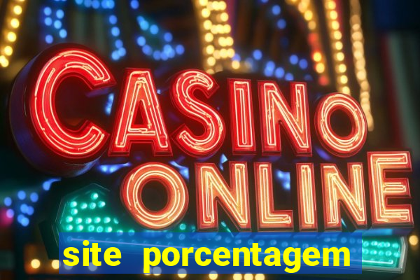 site porcentagem slots pg