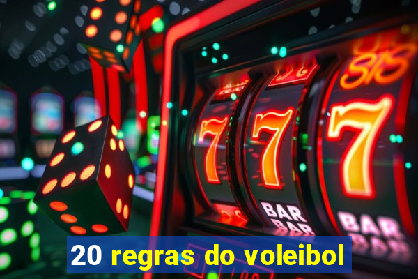 20 regras do voleibol