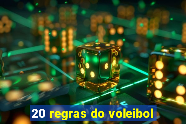 20 regras do voleibol