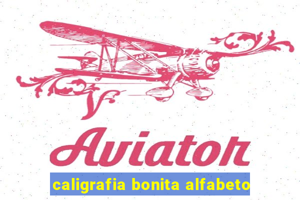 caligrafia bonita alfabeto