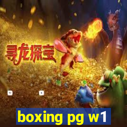 boxing pg w1