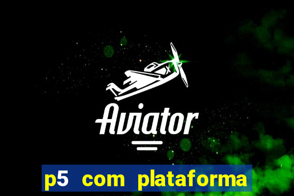 p5 com plataforma de jogos