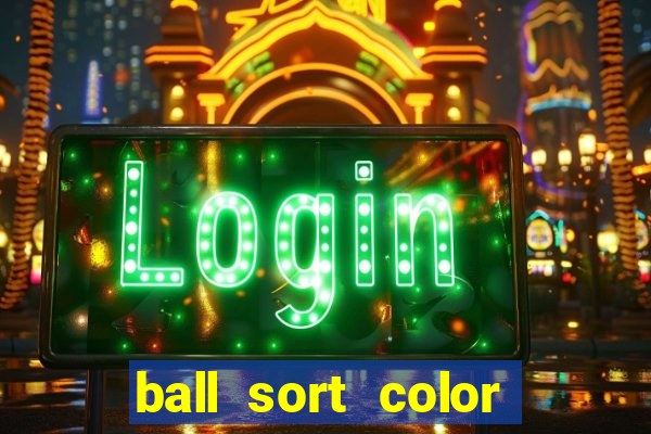 ball sort color water puzzle