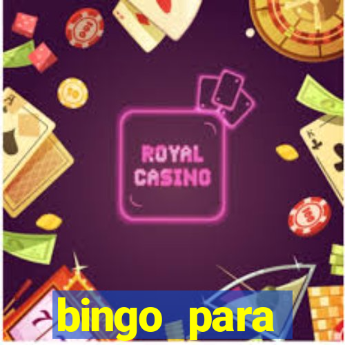 bingo para despedida de solteira para imprimir