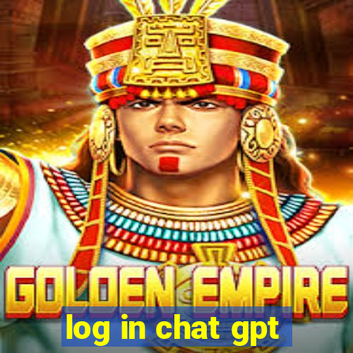 log in chat gpt