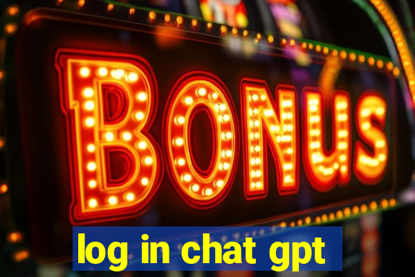 log in chat gpt