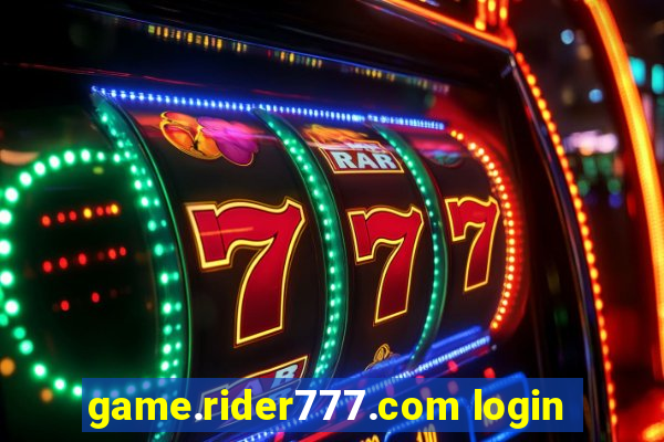 game.rider777.com login