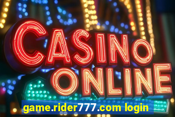 game.rider777.com login