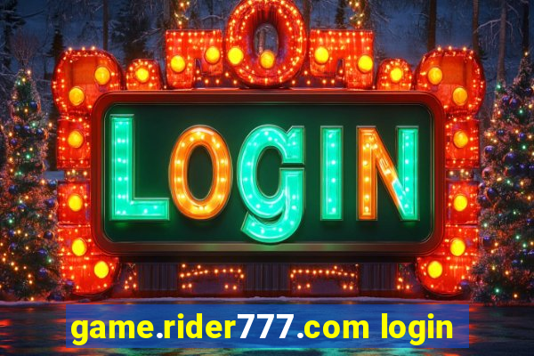 game.rider777.com login