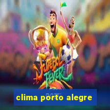 clima porto alegre