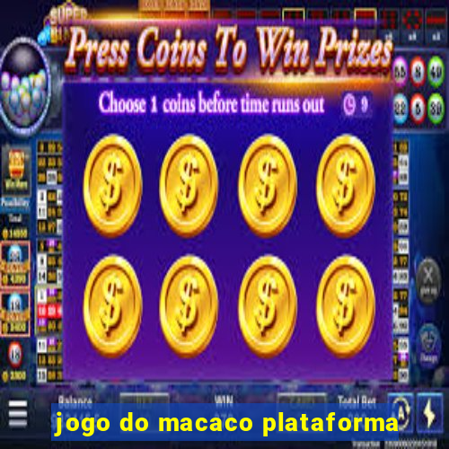 jogo do macaco plataforma