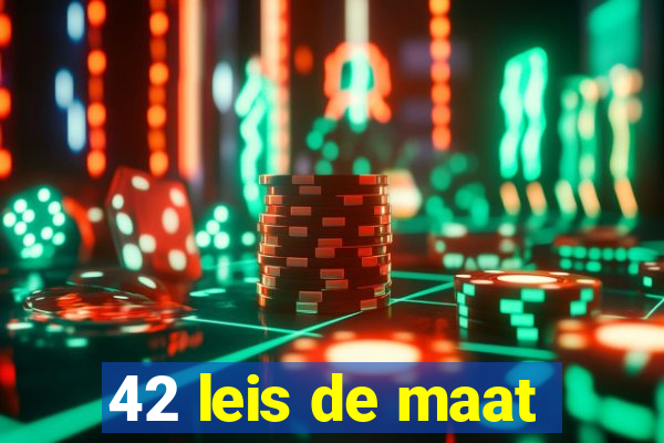 42 leis de maat