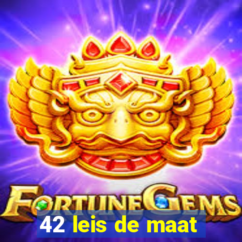 42 leis de maat