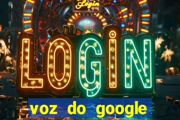 voz do google tradutor homem