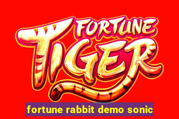 fortune rabbit demo sonic