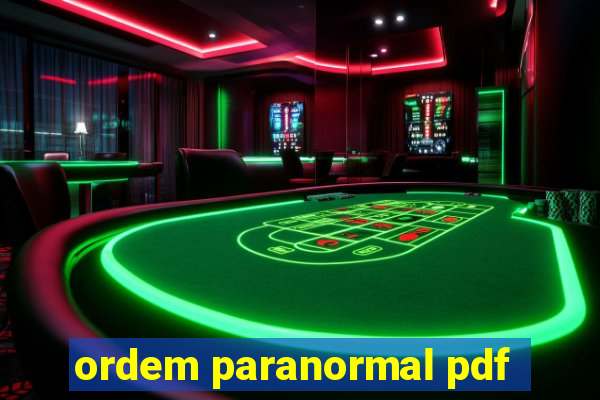 ordem paranormal pdf