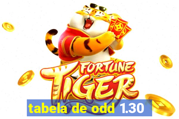 tabela de odd 1.30