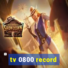 tv 0800 record