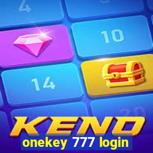 onekey 777 login