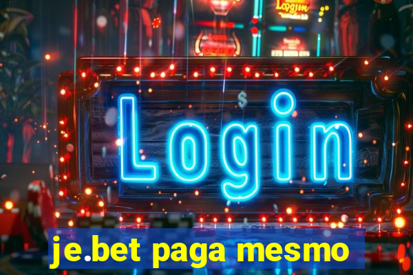 je.bet paga mesmo