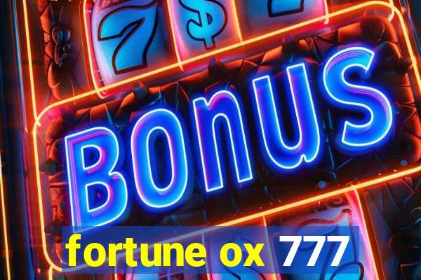 fortune ox 777