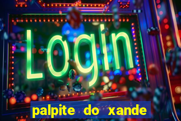 palpite do xande para hoje