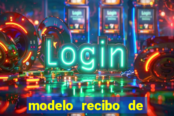 modelo recibo de pagamento autonomo