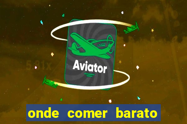 onde comer barato aeroporto santos dumont