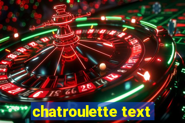 chatroulette text