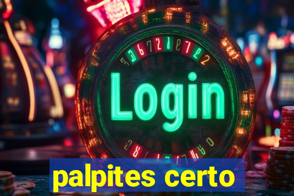 palpites certo