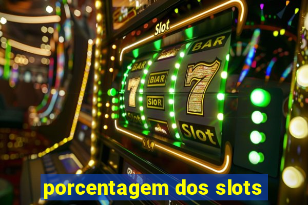 porcentagem dos slots