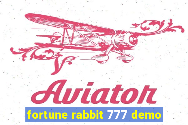 fortune rabbit 777 demo