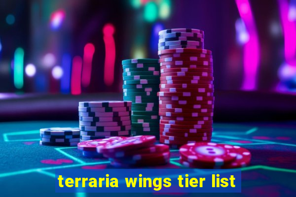 terraria wings tier list