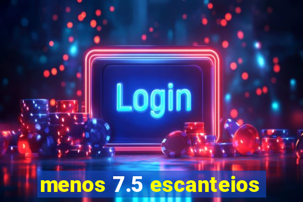 menos 7.5 escanteios