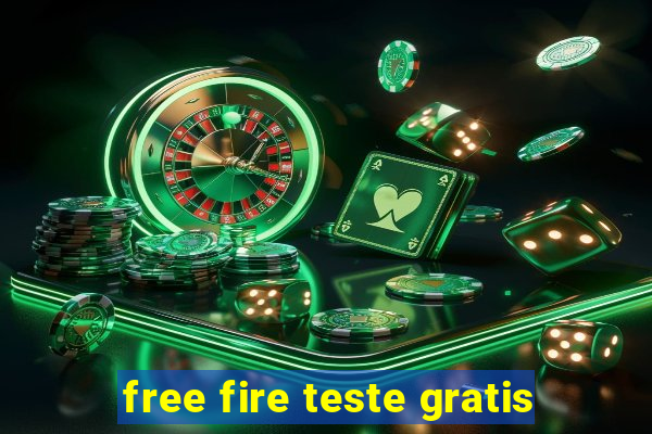 free fire teste gratis